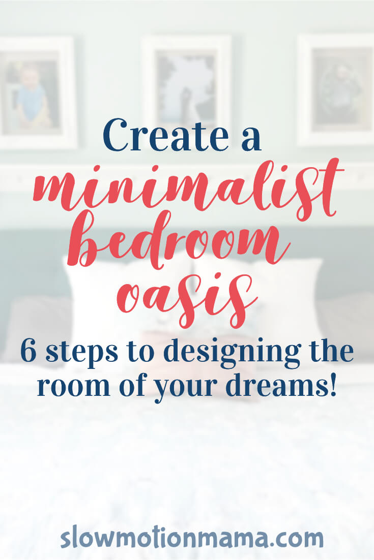 Follow these 6 steps to creating your own cozy minimalist bedroom! Learn the tricks to creating a room that is both minimalist and inviting. From what furniture to include and how to select paint colors, to using textures and learning how to incorporate wood & other natural elements into your space, these simple decor strategies will walk you through how to design a space you love. #design #minimalism #bedroomremodel